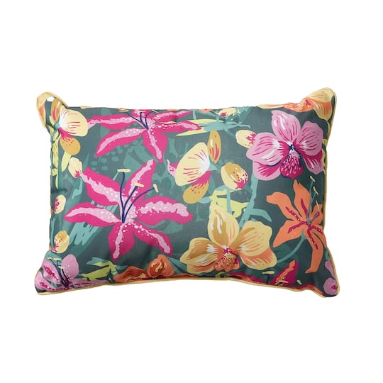 14" x 20" Floral Lumbar Pillow by Ashland®